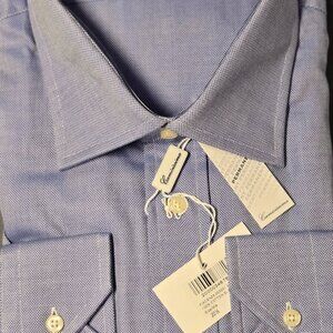 Camicissima Piacenza Slim Fit Dress Shirt Blue 20.5 / 50 NWT